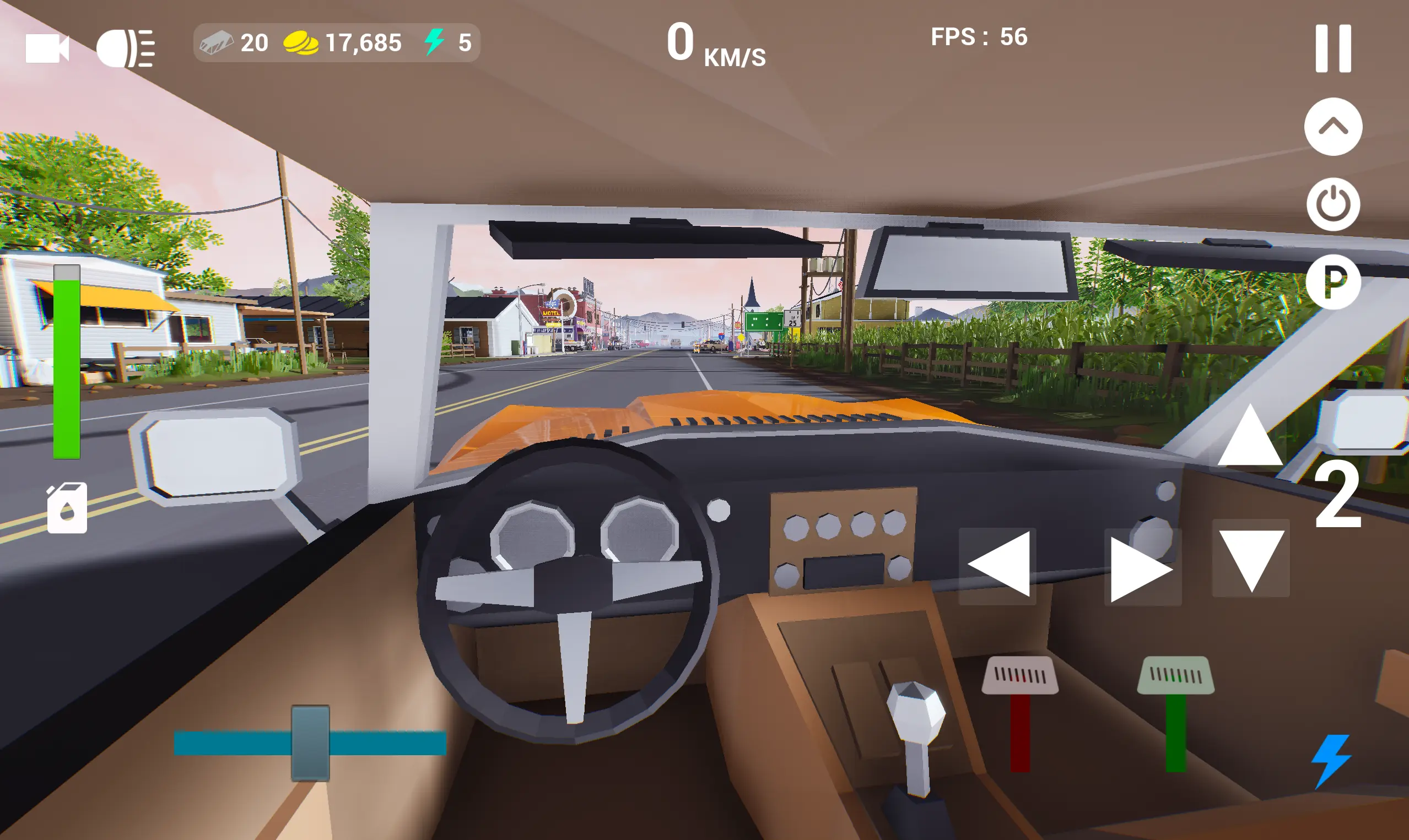 GearUP car interior