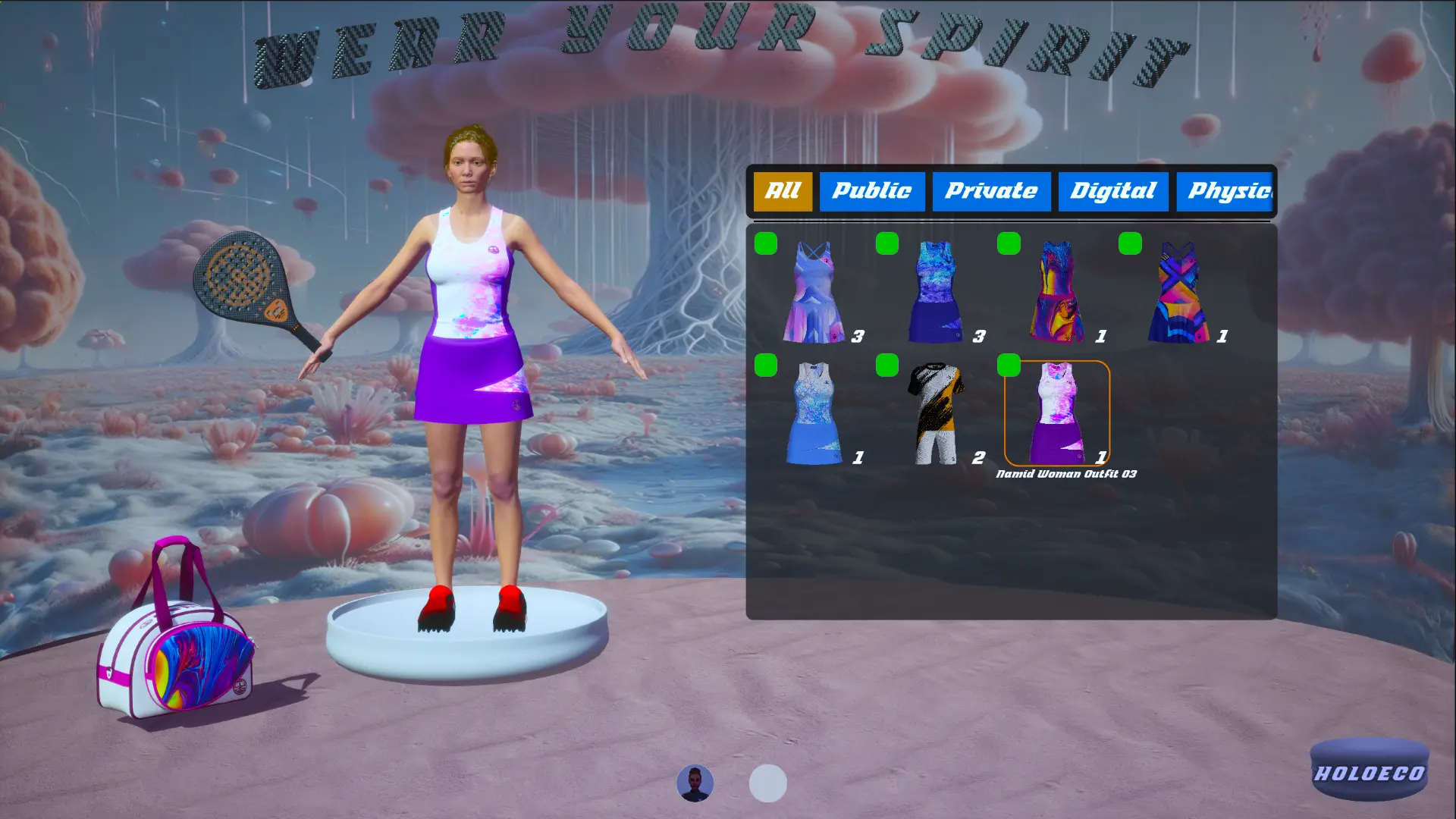HoloEco Inventory Interface