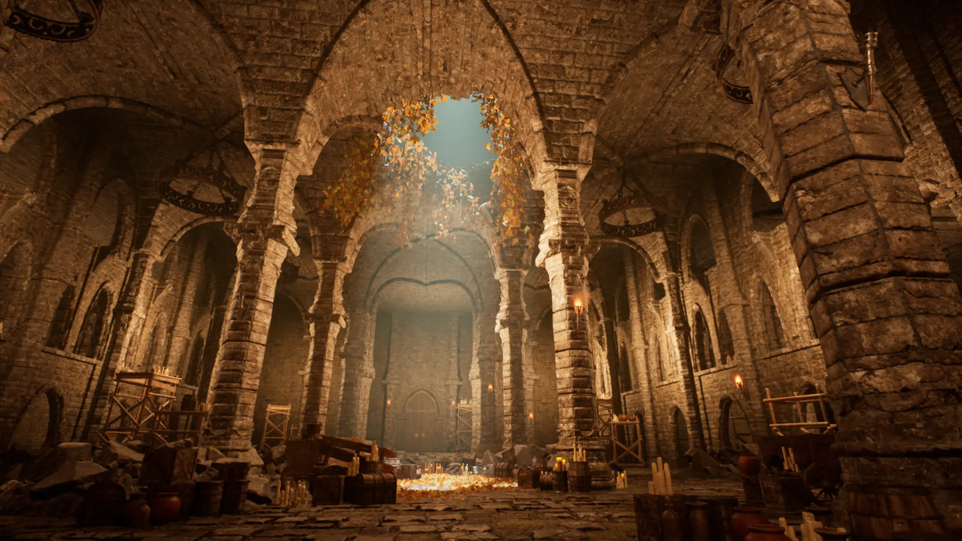 Fantasy ARPG environment showcase
