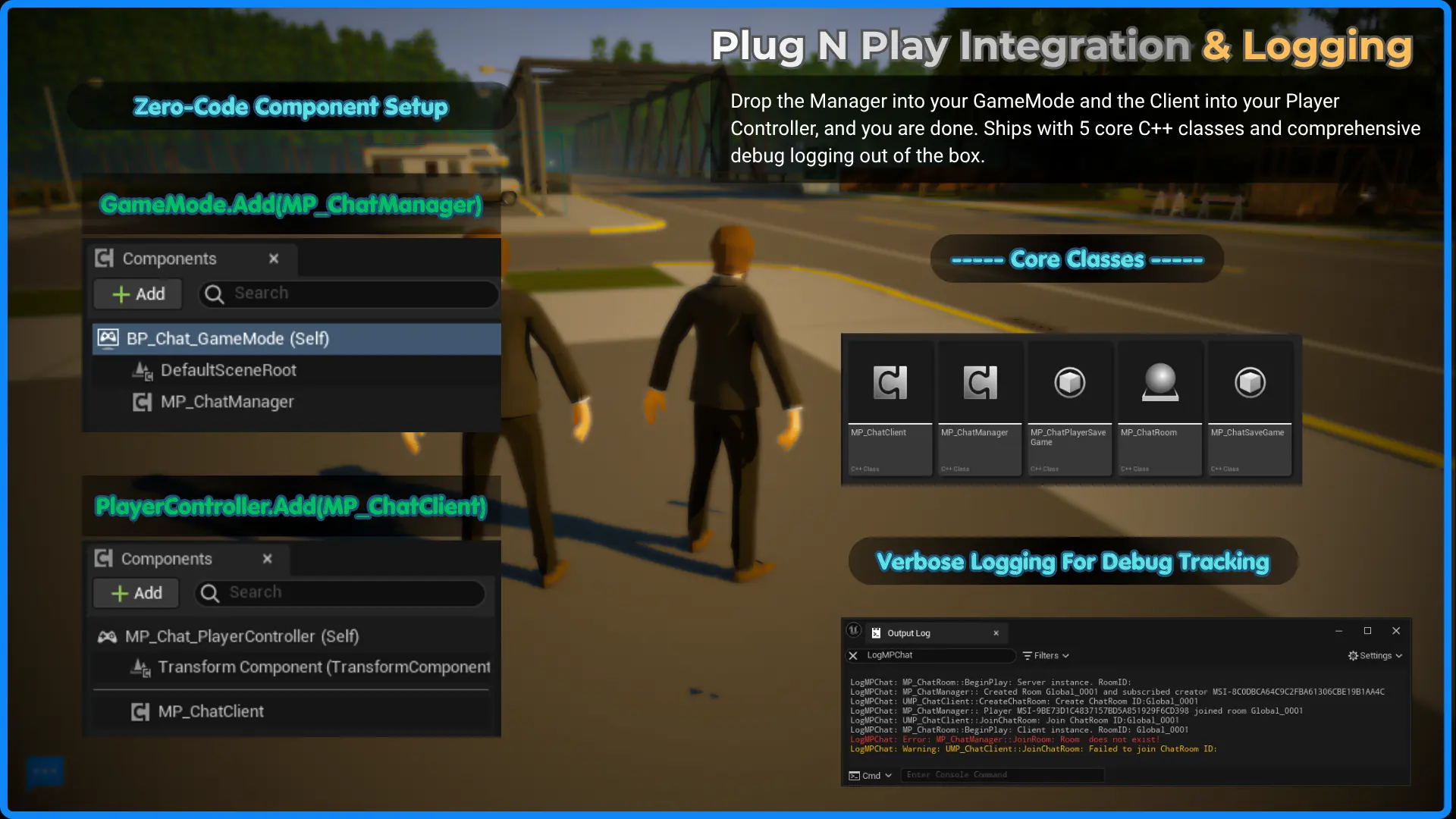 MP_ChatSystem Integration and Debug Logging