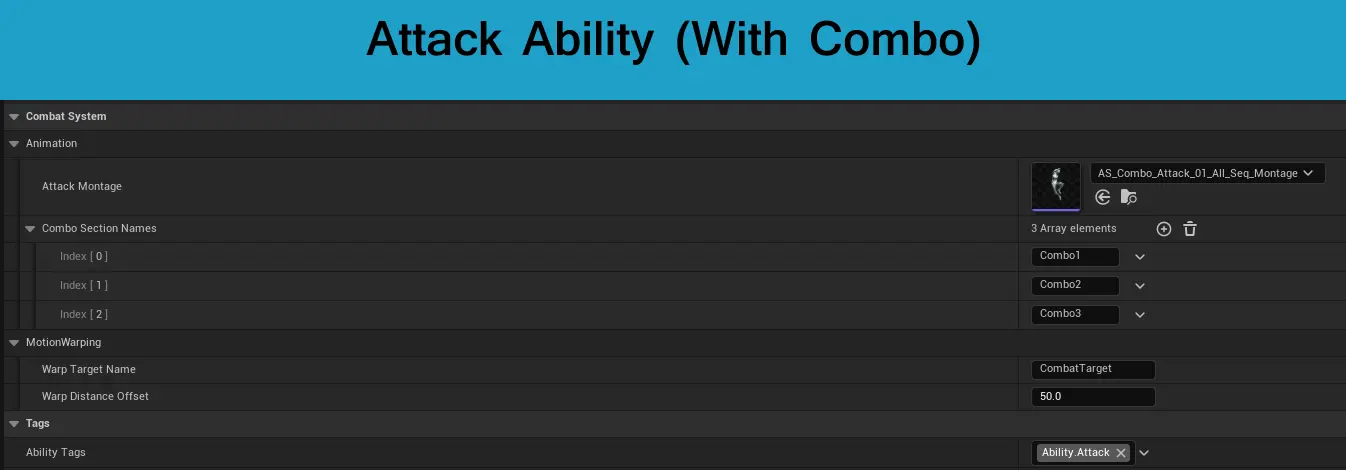 Melee Attack GAS Implementation