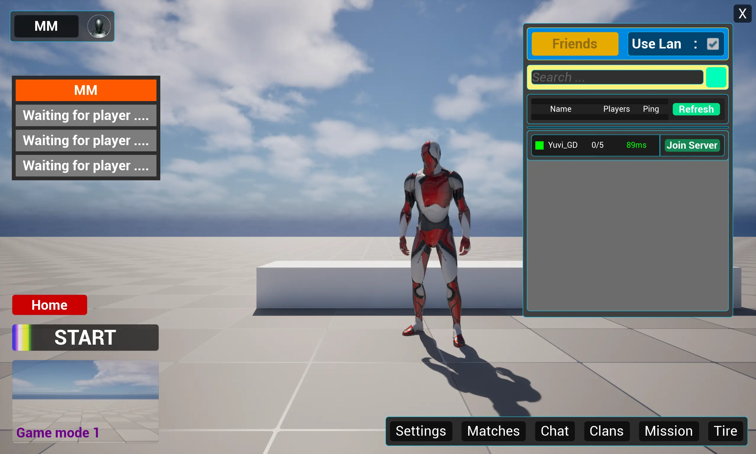MP_Manager level selection